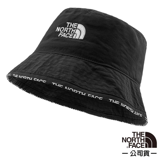 【美国 The North Face】中性款 Cypress 轻量防风遮阳登山健行撞色圆盘帽_3VVK-JK3 黑 N✿30E010